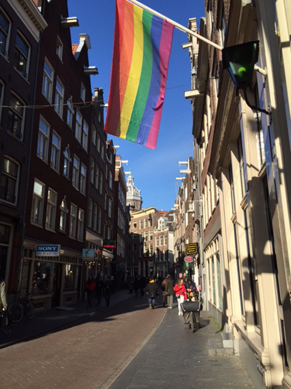 Typcial Amsterdam Street